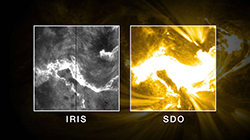 Two Views of an X-Class Flare on Sept. 10, 2014