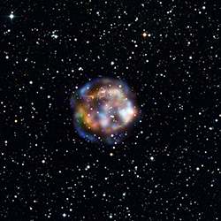 Sizzling Remains of a Dead Star
