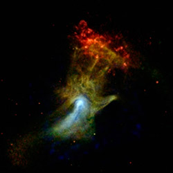 High-Energy X-ray View of 'Hand of God'