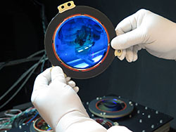 TESS Flight Lenses Before Thermal Chamber Testing
