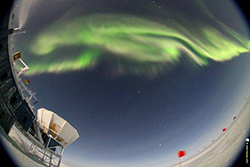 Aurora Australis From South Pole